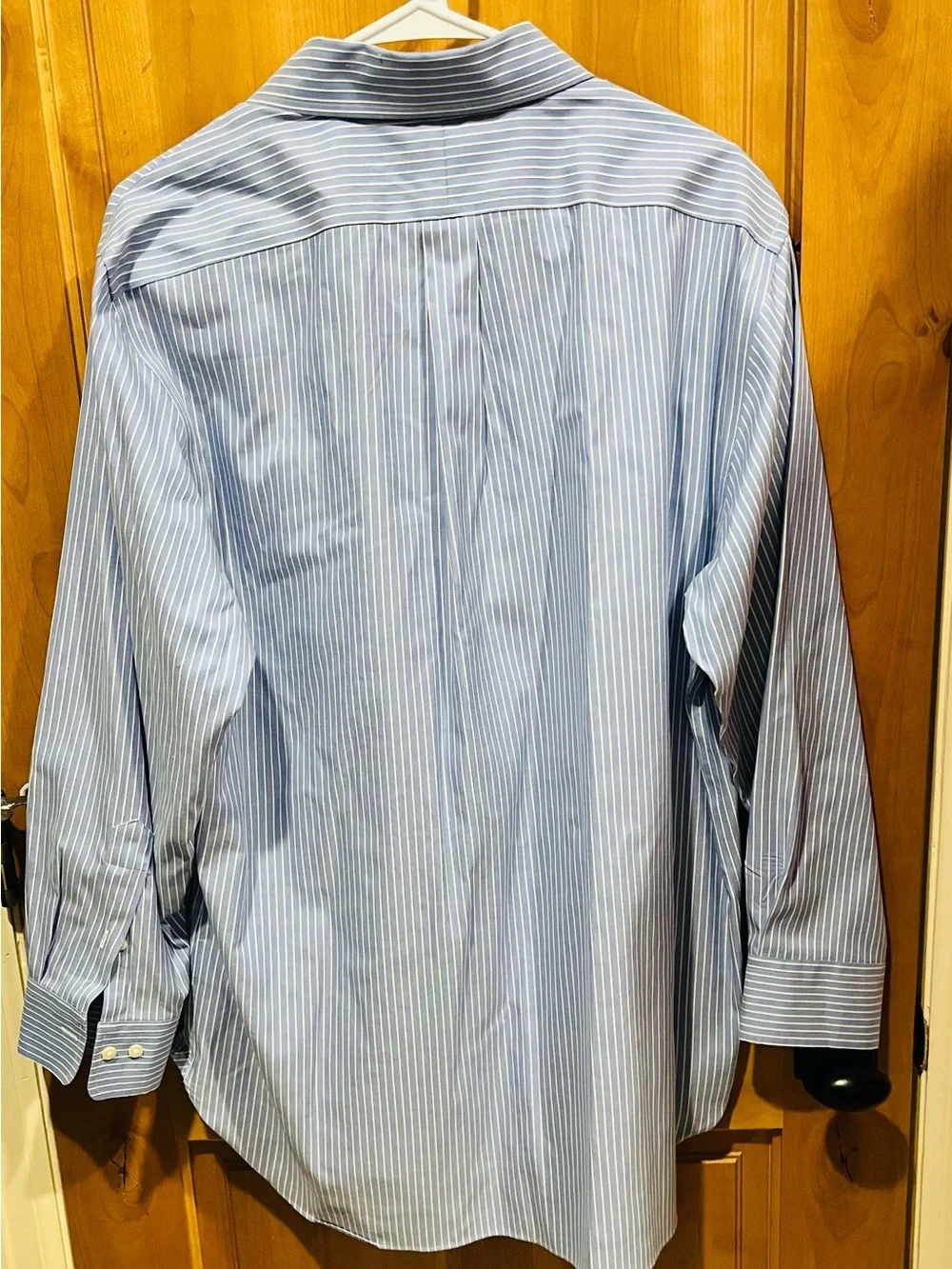 Ralph Lauren Light Blue & White Stripe Dress Shirt